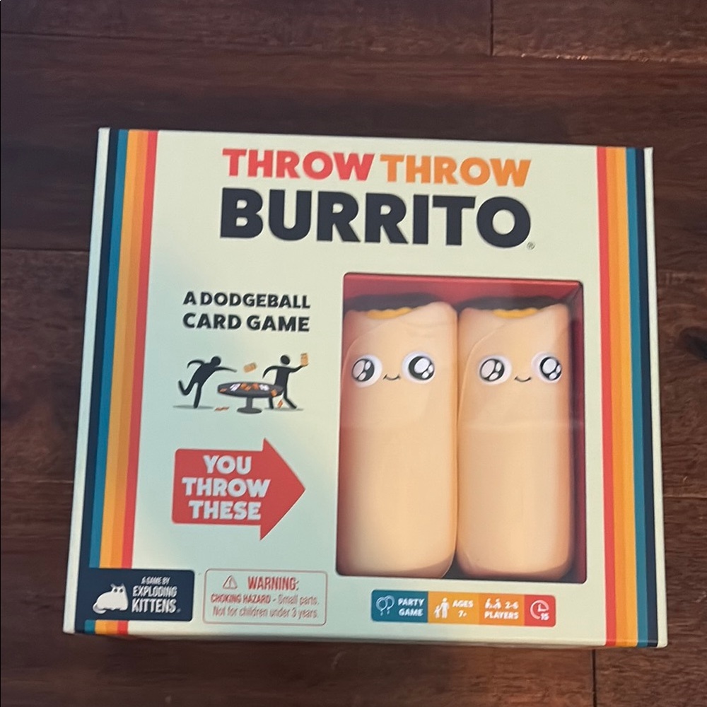 Throw Throw Burrito Dodgeball Card Game by - Multicolor